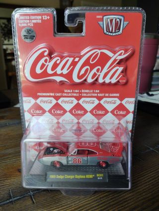 M2 Coca Cola 1969 Dodge Charger Daytona Hemi Rc01 1 Of 250 Raw Chase