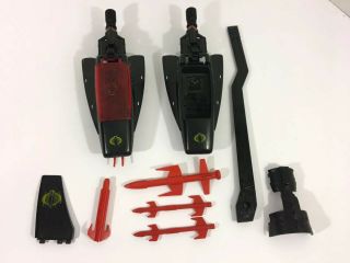 Gi Joe Cobra Mamba Helicopter Parts - Blade,  Pods,  Bombs,  Missiles,  Engine Cover