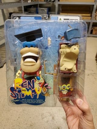 Palisades Nickelodeon Toys Ren And Stimpy Show Action Figure 2004 (broken Tassel