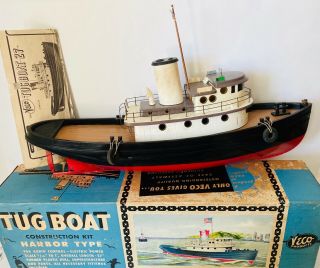 Veco Tugboat 27 Construction Kit Harbor Type 1950’s Vintage Rare
