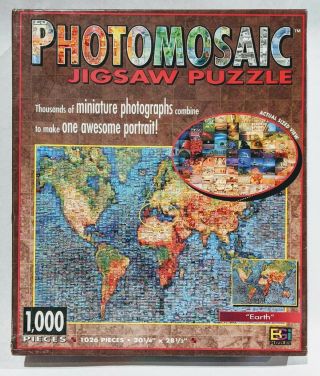 Photomosaics 1000 Pc Jigsaw Puzzle Earth By Robert Silvers Buffalo
