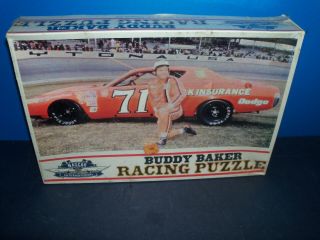 1973 Buddy Baker Nascar Puzzle Car Racing Daytona 500 Dodge Chrysler