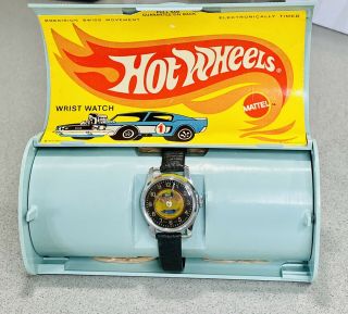 Hot Wheels Redline Wrist Watch W/ Case