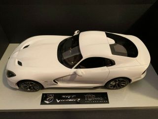 1/18 Top Marques Top15c 2016 Dodge Viper Gts - White 1/300 Resin