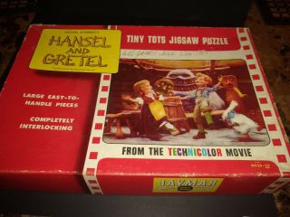 Vintage Tiny Tots Hansel And Gretel Puzzle