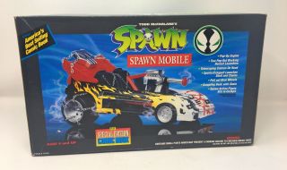 Mcfarlane Toys Spawn - Spawn Mobile Car & Comic Book Nib Item 10201 (1994)
