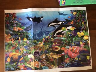 Ceaco 2000 Piece Jigsaw Puzzle Jewels of the Deep Fish tropical Underwater 3