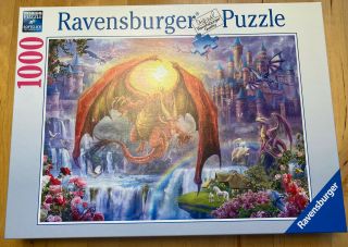 Ravensburger “dragon Kingdom” 1000 Piece Puzzle
