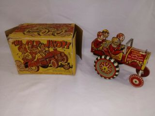 Wow 1940 Marx Toys Queen Of The Campus Old Jalopy Wind Up Car Near