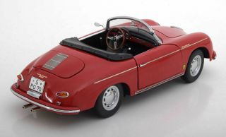 Schuco 1955 - 1959 Porsche 356A Carrera Speedster Red w/Openings 1:18 Item 3