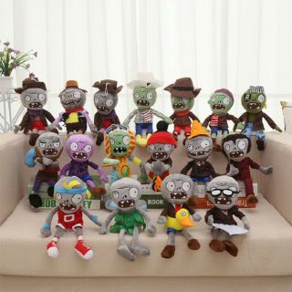 30cm Cute Pole Zombie in Plants vs Zombies soft stuffed Plush toy gift for kids 2