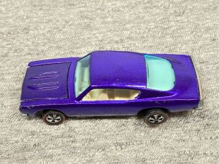 Hot Wheels Redlines 1967 Custom Barracuda Hong Kong Purple With White Near