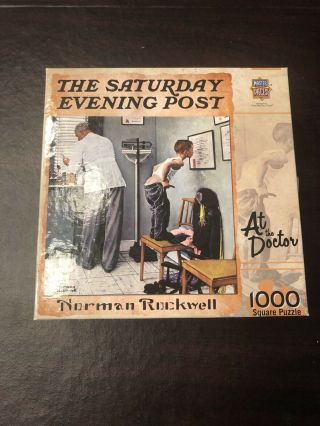 Norman Rockwell " The Check - Up " - Saturday Evening Post 500,  Piece Puzzle