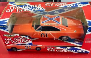 American Muscle General Lee Dukes Of Hazzard 1969 Dodge Charger 1:18 Ertl 2003