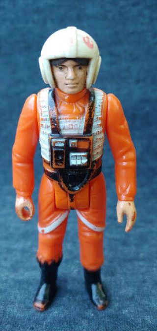Vintage Kenner Star Wars 1978 Luke Skywalker X - Wing Pilot Figure (hk) Authentic