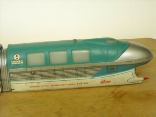 Schuco Disneyland Monorail 3 - Car Blue Train 6333/0 3