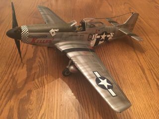 Rare Elite Force Bbi 21st Century 1:18 Wwii P - 51d Mustang Fighter Plane