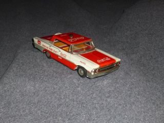 1960s Toiyo Japan Coca Cola Friction Toy Litho Car Rare Toy Car