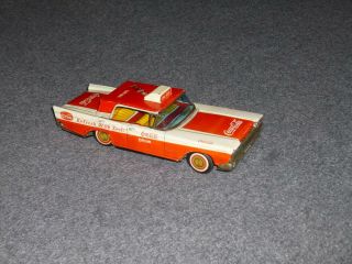1960s Toymaster Japan Coca Cola Friction Toy Litho Taxi Cab Car Rare Toy Car