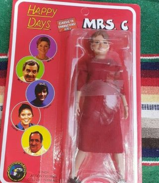 Classic Tv Toys - Happy Days Mrs.  C - 8 " Figure - Still In Package - Unpunched