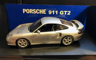 Autoart Porsche 911 996 Gt2 Silver - 1/18