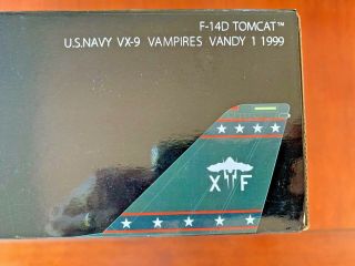 1/72 CENTURY WINGS GRUMMAN F - 14D TOMCAT,  VX - 9 VAMPIRES VANDY 1,  1999,  001601 3