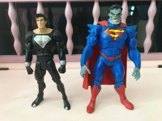 Dc Universe Classics Superman Black Suit Variant,  Dc Multiverse Doomed Figures
