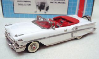 1/43,  Rare Minimarque 1958 Chevy Conv.  Tp Dn,  N/motorcity,  N/brooklin