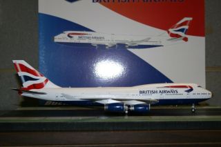 Jc Wings 1:200 British Airways Boeing 747 - 400 G - Civa " Gold Nose " (xx2415)