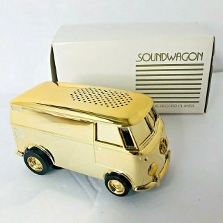 Vintage Tamco Soundwagon Record Playing Vw Volkswagen Bus Opened Package