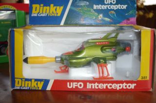 Dinky England Ufo Interceptor S.  H.  A.  D.  O.  N° 351 Comme Neuf En Boite D 