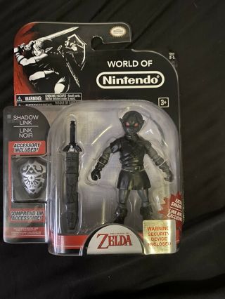 World Of Nintendo Jakks Shadow Dark Link Figure Zelda Spencer’s Exclusive
