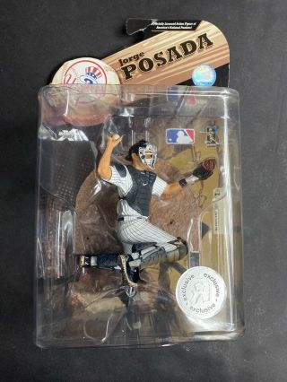 2009 Mcfarlane Jorge Posada York Yankees “toys R Us” Exclusive Mlb Figure