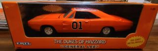 1:25 Ertl 2000 Dukes Of Hazzard General Lee 1969 Dodge Charger Car Hazard