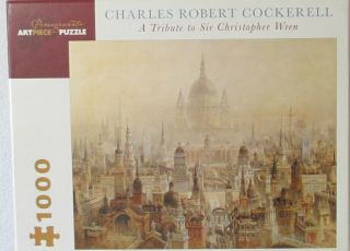A Tribute To Christopher Wren 1838 By Robert - Artpiece - Complete - Puzzle