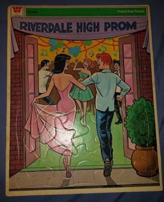 Vtg 1969 Whitman Frame Tray Puzzle Archie Comics 4540 Riverdale Archie