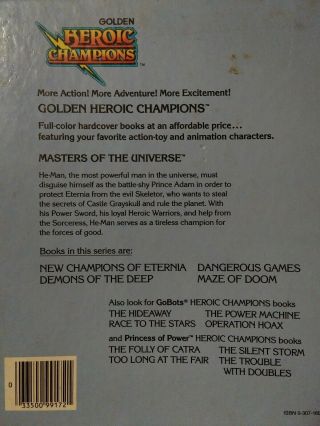 Vintage Masters Of The Universe Demons of the Deep - Heroic Champions He - Man Book 2