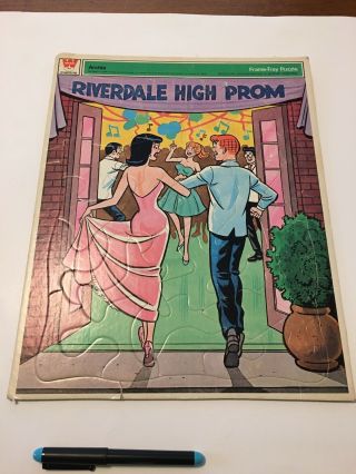 Vtg 1969 Whitman Frame Tray Puzzle Archie Comics 4540 Riverdale Archie