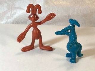 Vintage Rare United Artists Bendable Pink Panther Ant And Blue Aardvark