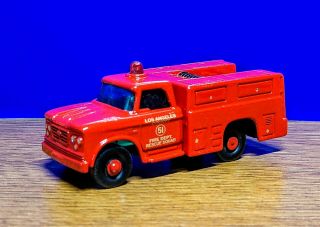 Matchbox Fire Rescue Lesney Firetruck Paramedic Squad 51 Custom Kitbash