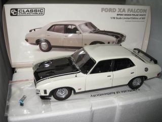 Classic 1/18 1973 Ford Xa Falcon Gt 4dr Sedan Polar White Rpo83 18615