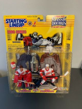 1998 Starting Lineup Classic Doubles Mike Vernon And Sergei Federov -