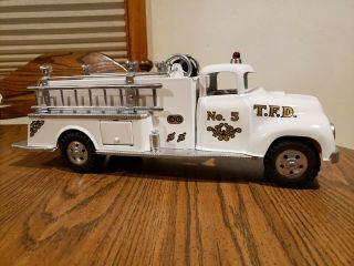 Vintage Tonka 46 Suburban Pumper Fire Truck with Hoses & Ladder 1957 3