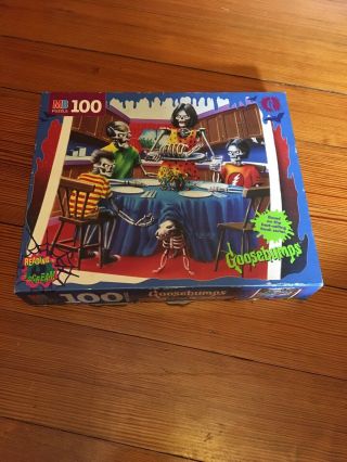 Goosebumps 100 Piece Jigsaw Puzzle 44 Say Cheese And Die - Again 1996 Vintage