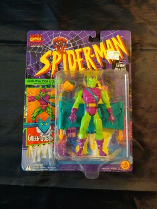 1994 Toybiz Spider - Man Animated Series Action Figure: Green Goblin,  Opened