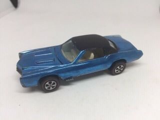 Hot Wheels Redline Custom Eldorado Light Blue Us 1968 Exc