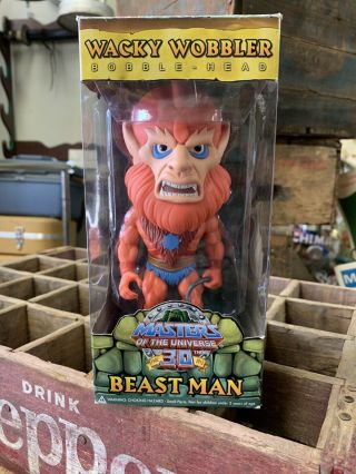 Masters Of The Universe 30th Anniversary Funko Beast Man Wacky Wobbler Bobble