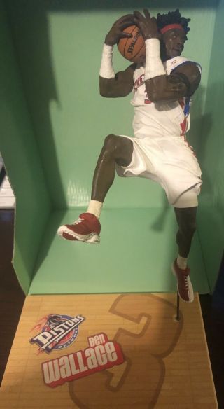 Mcfarlane Nba Ben Wallace Series 5 Action Figure Debut Detroit Pistons Loose