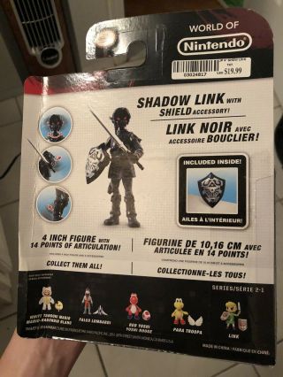 World Of Nintendo Shadow Link Jakks Spencer’s Exclusive HTF Rare Figure 3