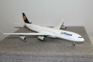 Gemini Jets 1:200 Lufthansa A340 - 300 " Gander/halifax " D - Aifc Full Metal Diecast